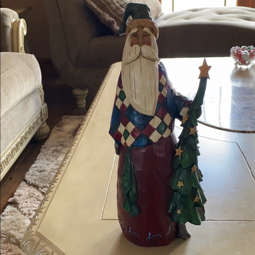 Jim Shore Santa/Tree Tall Figurine